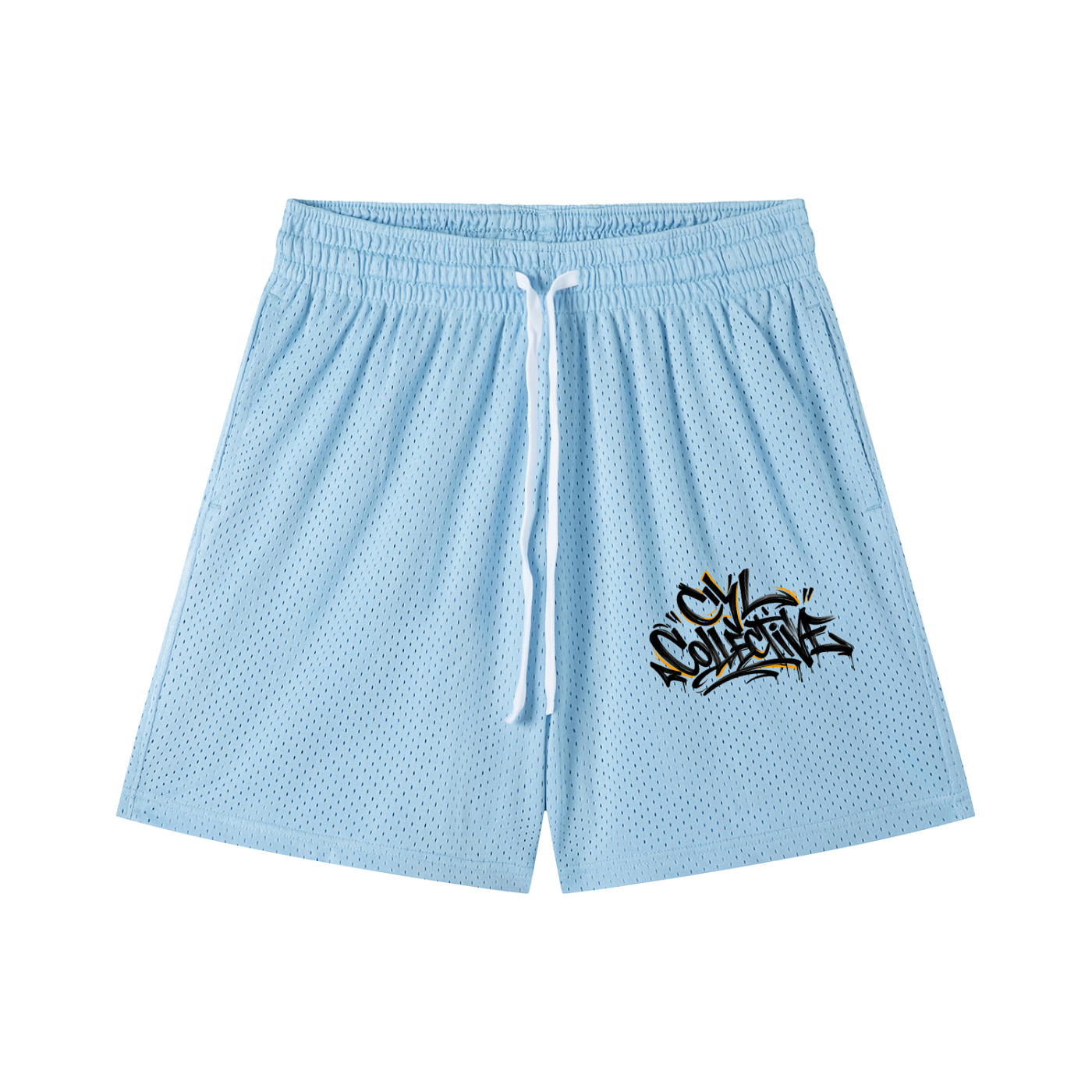 CYL Mesh Drawstring Shorts