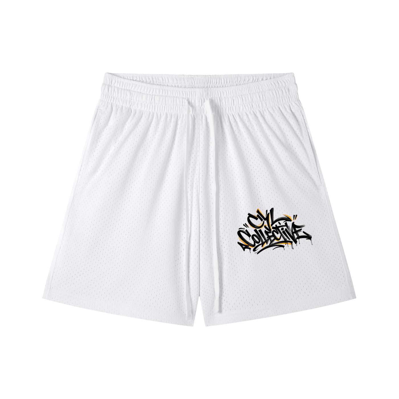 CYL Mesh Drawstring Shorts